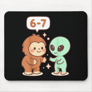 67 Six Seven Meme Rolig Bigfoot Alien Sasquatch Uf Musmatta