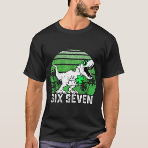 67 Six Seven Rolig 6 7 Glad St Patricks Day Småbar T Shirt