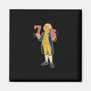 67 Six Seven Rolig George Washington Meme Magnet