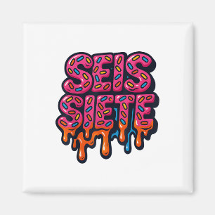 67 Six Seven Seis Seven Spanska Hjärnrot Viral Mem Magnet
