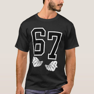 67 Six Seven, Skibidi Toilet Gen Alpha z Slang Kul T Shirt