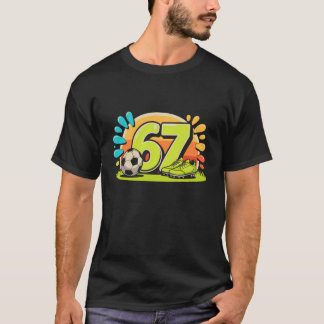 67 Six Seven Soccer Football Meme Boys Men Women T Shirt