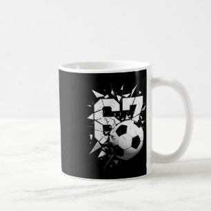 67 Six Seven Soccer Gen Alpha Hjärnrot Meme Kaffemugg