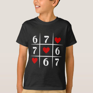 67, six seven, valentines day xoxo meme shirt t shirt