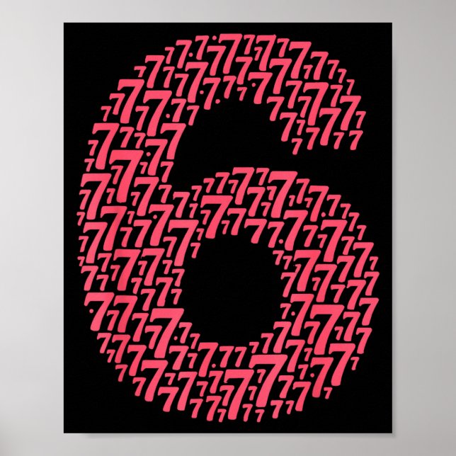 67 Sixty Seven Halloween Kostym Design Rolig 6 7  Poster (Framsidan)