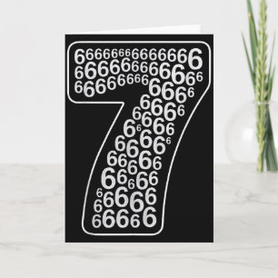 67 Sixty Seven Halloween-kostymdesign Roligt 6 7 Kort