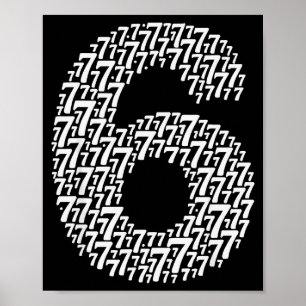 67 Sixty Seven Halloween-kostymdesign Roligt 6 7 Poster