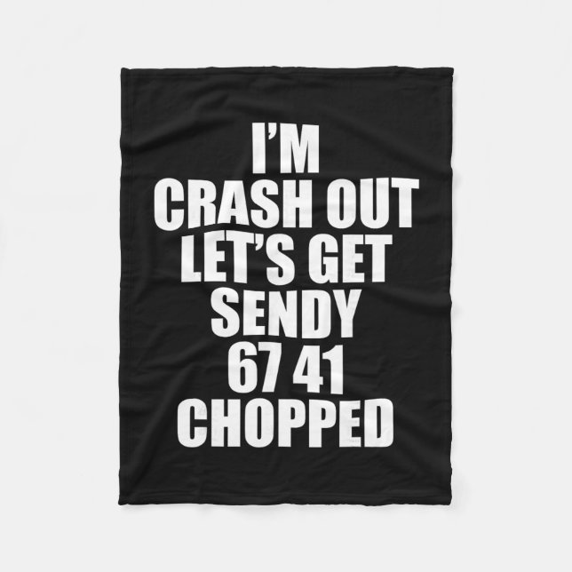 67 Sju Sendy Låt oss Sendy 67:e Fleecefilt (Framsidan)