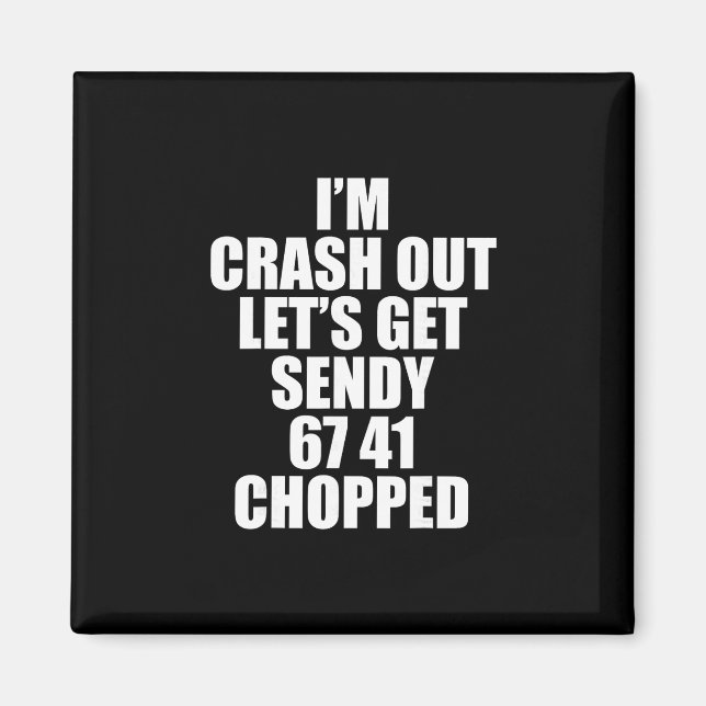 67 Sju Sendy Låt oss Sendy 67:e Magnet (Framsidan)