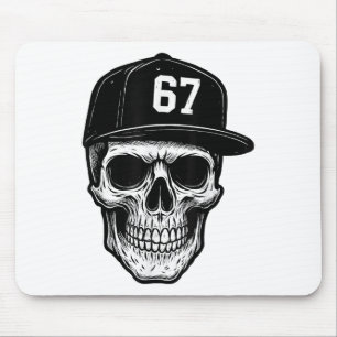 67 Skalle Halloween Brainrot Meme Sex Sju Barn Ska Musmatta