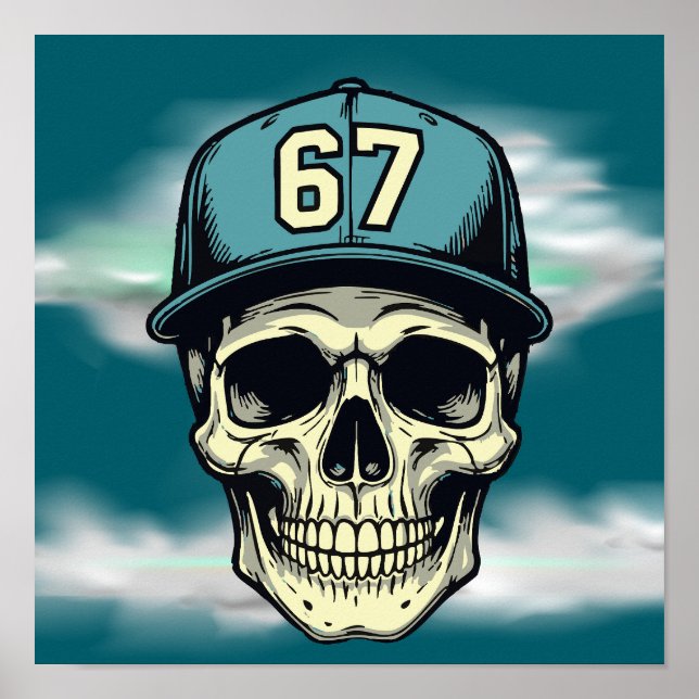 67 Skalle Poster (Framsidan)
