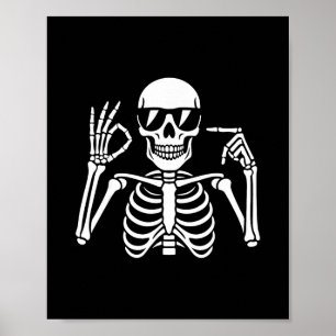 67 Skeleton Funny Sex Seven Gen Alpha Halloween me Poster