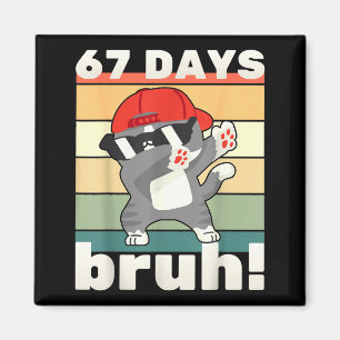 67 Skoldagar Bruh Roligt Meme Barn Pojke Flicka Da Magnet