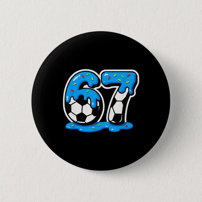 67 Soccer Ice Cream Drip Brain Rot Meme  Knapp (Framsida)