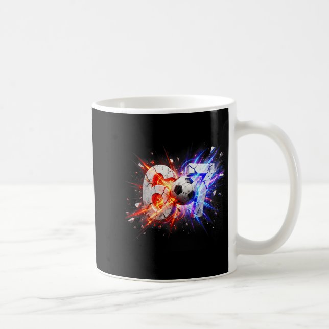 67 Soccer Six Seven 6 7 Meme 67  Kaffemugg (Höger)