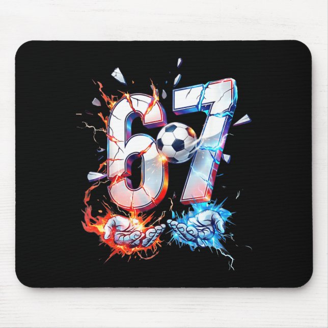 67 Soccer Six Seven Soccer 6 7 Kids Boys Girls Fun Musmatta (Framsidan)