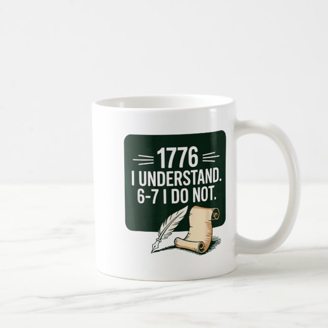67 Social Studies Teacher 1776 I Understand 6 7 I  Kaffemugg (Höger)