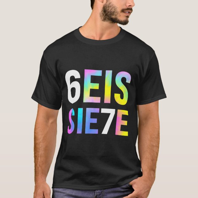 67 Spanish Meme Seis Siete Six Seven Funny Spaniea T Shirt (Framsida)