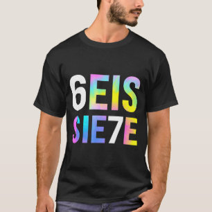 67 Spansk Meme Seis Siete Sex Sju Rolig Spaniea T Shirt