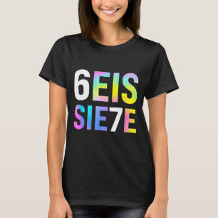 67 Spansk Meme Seis Siete Six Seven Rolig Spaniea T Shirt