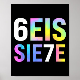 67 Spanska Meme Seis Siete Sex Sju Rolig Spanska Poster
