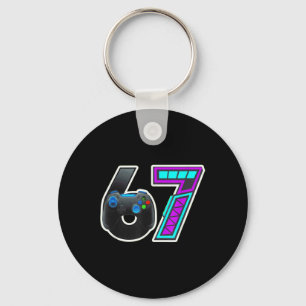 67 spelkonsolkontrollsdesign nyckelring