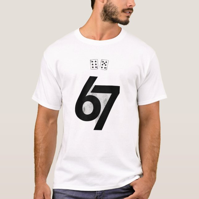 67 Streetwear Grafisk T-Shirt Design (Framsida)