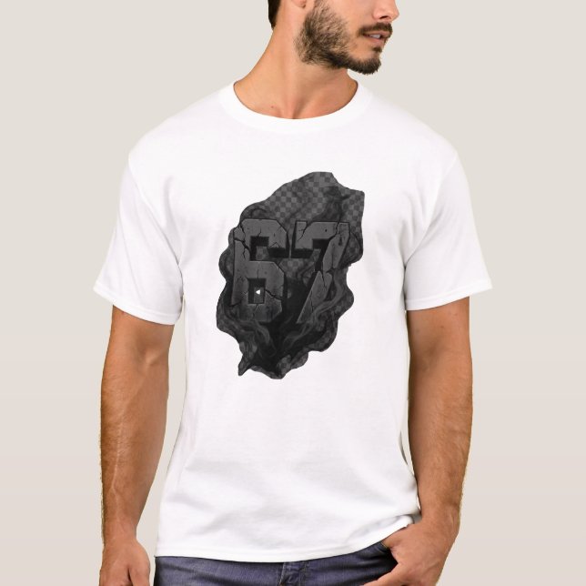 67 Streetwear Graphic T-Shirt Design (Framsida)