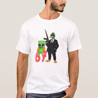 67 t-shirt anka stil t-shirt