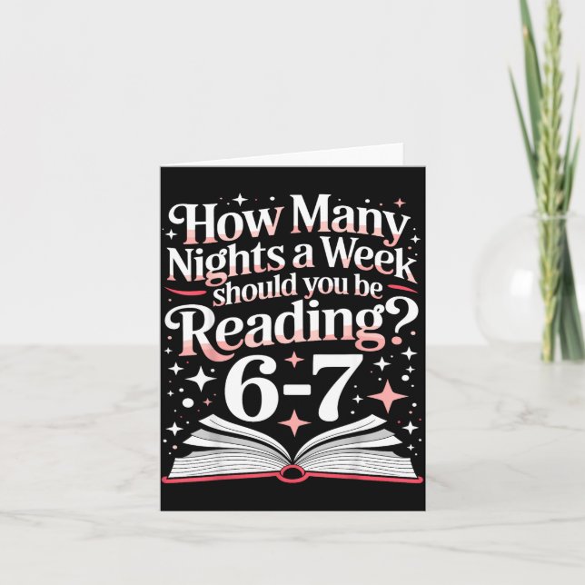 67 Teacher How Many Nights A Week Should You Be Re Kort (Framsida)