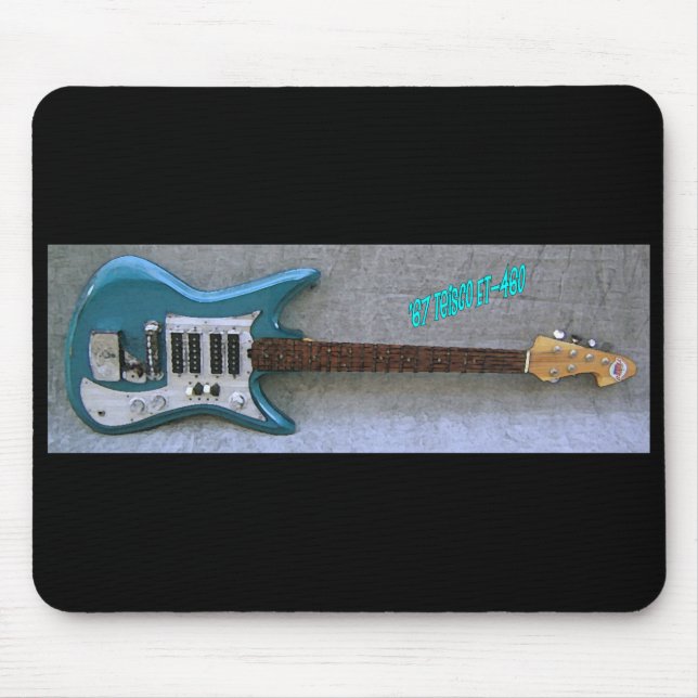 '67 Teisco ET 460 Mousepad Musmatta (Framsidan)