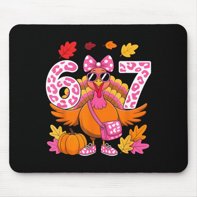67 Thanksgiving Funny Turkey 67 Turkey Six Seven G Musmatta (Framsidan)