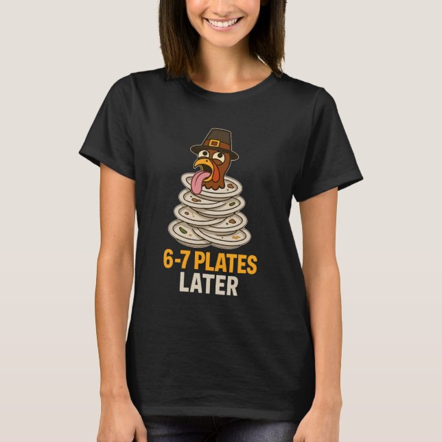 67 Thanksgiving Funny Turkey 6-7 Meme Six Seven Bo T Shirt (Framsida)