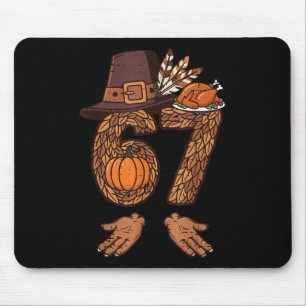 67 Thanksgiving Kalkon Rolig 6 7 Meme Pojkar Tonår Musmatta