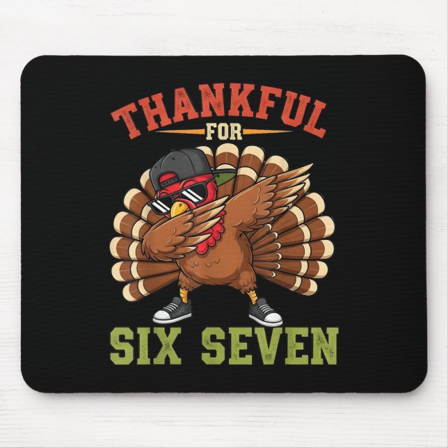 67 Thanksgiving Meme Rolig Tacksam Turk Dabbing Musmatta (Framsidan)