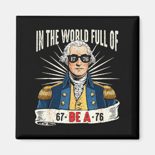 67 Till 76 Roligt George Washington Historia Meme Magnet