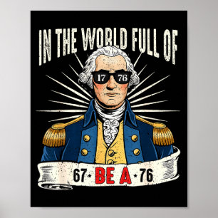 67 Till 76 Roligt George Washington Historia Meme Poster