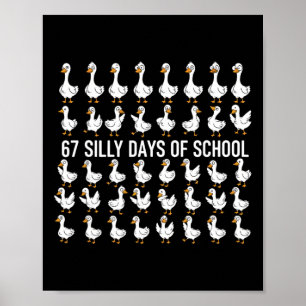 67 tokiga skoldagar Rollig gås 67 meme för Te Poster
