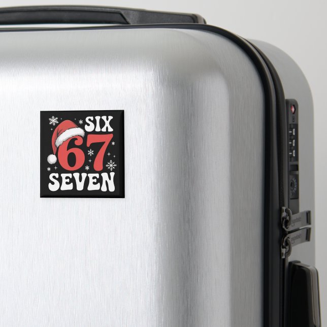 67 Tomtehatt jul Sex Sju Roliga Meningar Magnet (In Situ (Luggage))