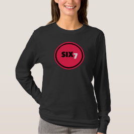 67 Trendande Nummertryck Nyhet T Shirt