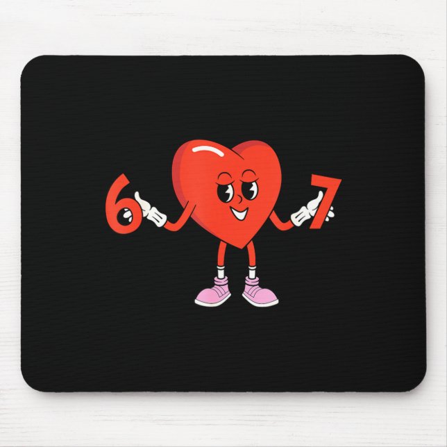 67 Valentines Funny Six Seven Cute Heart 6 7 Meme  Musmatta (Framsidan)
