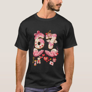67 Valentineu2019s Day Six Seven Donut Funny Heart T Shirt