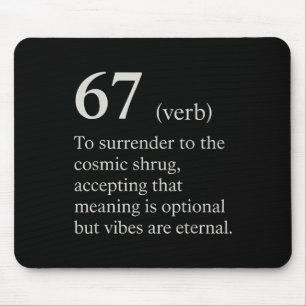 67 Verb Definition Meme Rolig Internet Skämt Trend Musmatta