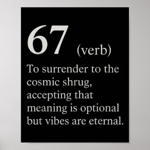 67 Verb Definition Meme Rolig Internet Skämt Trend Poster