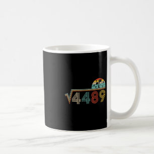 67 Vintage Meme Kvadratrot 4489 Slang Math Lärare Kaffemugg