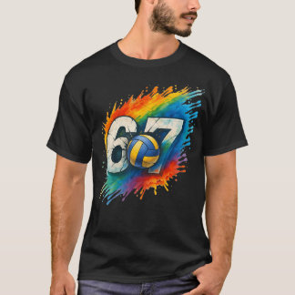 67 Volleyboll Sex Sju 6 7 Meme T Shirt