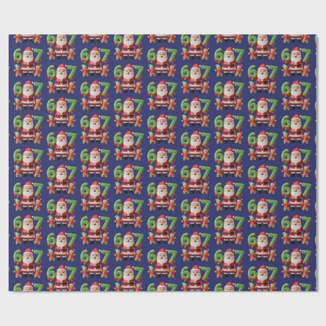 67 Wrapping Paper Roll | 6 7 Gift Wrap Presentpapper (Platt)