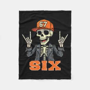 67endy Skeleton - 67 Sex Seven Halloween 6 Long Sl Fleecefilt