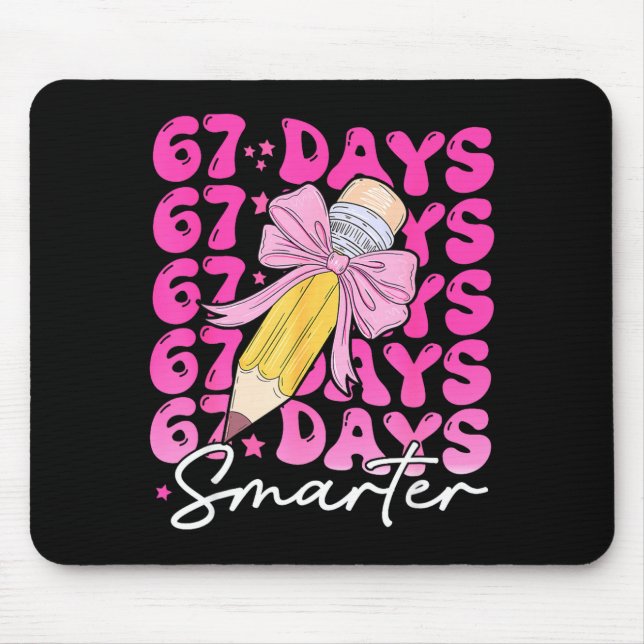 67th Day Of School 67 Days Smarter Coquette Bow Si Musmatta (Framsidan)