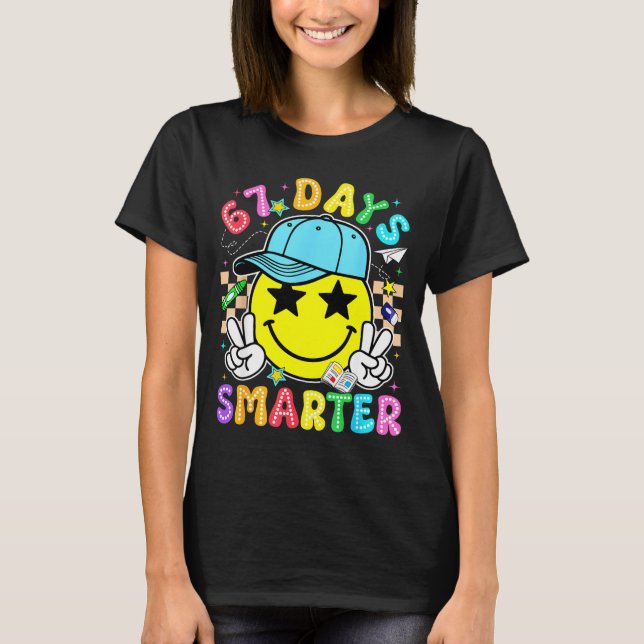 67th Day Of School 67 Days Smarter Teacher Boy Gir T Shirt (Framsida)
